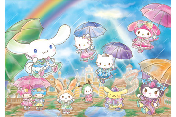 「サンリオピューロランド」シナモン＆キティたちが“レインコート姿”で初登場！ 新作スペシャルパレード発表 画像