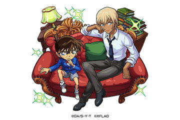 「名探偵コナン」安室透、赤井秀一、ベルモットが登場！「モンスト」コラボ開催中 画像