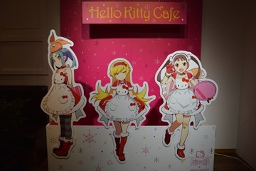 ハローキティカフェ×〈物語〉シリーズ 12月5日いよいよ渋谷でスタート 画像