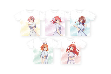 「五等分の花嫁」“春のデート”を五つ子と♪ 等身大アクスタ・Tシャツなど7アイテム 画像