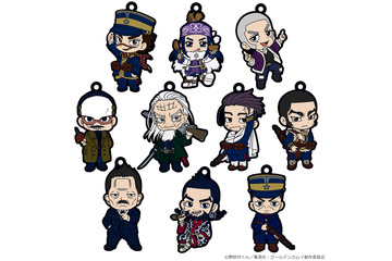 「ゴールデンカムイ」杉元やアシリパ、鶴見中尉といつでも一緒♪ ラバーストラップ登場 画像