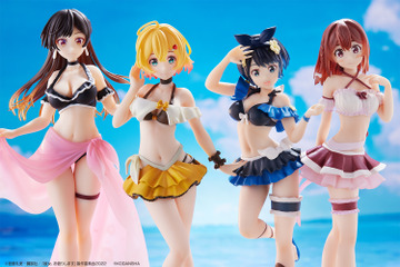夏だ！水着だ！「かのかり」千鶴、麻美、瑠夏、墨の魅力的な水着フィギュア登場　一番くじ 画像