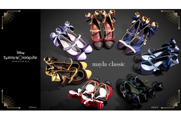 「ツイステ」の世界に足を踏み入れて…♪ 各寮をイメージしたパンプス登場 リボンやインソールで世界観を表現 画像