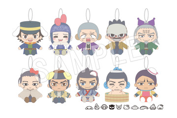 「ゴールデンカムイ」杉元、アシ(リ)パらがサンリオキャラとコラボ！ もちころん＆お座りぬいぐるみマスコット登場 画像