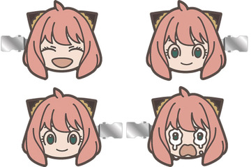 「SPY×FAMILY」笑顔と泣き顔のアーニャの「前髪クリップ」登場！ あなたはどっちを選ぶ？ 画像