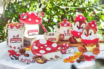 「ディズニー」チップ＆デールが、不思議なキノコの森でかくれんぼ！ 秋らしさ◎の可愛い雑貨コレクション登場 画像