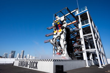 “動くガンダム”の技術が公開！「水星の魔女」ラテアートやパネル展示も♪ GUNDAM FACTORY YOKOHAMA 画像