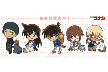 「名探偵コナン」安室透、赤井秀一、怪盗キッドがネコと仲良く戯れる♪ 缶バッジ・アクリルパスケースなど新グッズ登場 画像