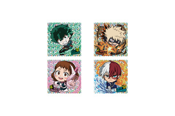 「ヒロアカ」デク、爆豪、トガヒミコらがデフォルメ描き起こしイラストに♪ シールウエハースが登場！ 画像