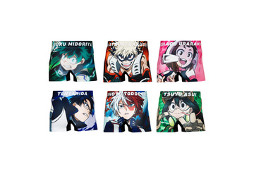 「ヒロアカ」デク・爆豪・お茶子ら6人がデザイン！アンダーウェアが登場 画像
