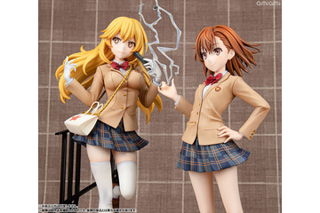 「とある科学の超電磁砲」御坂美琴＆食蜂操祈、“コトブキヤ”初の冬服仕様フィギュア登場！ J.C.STAFF描き下ろしイラストを立体化 画像