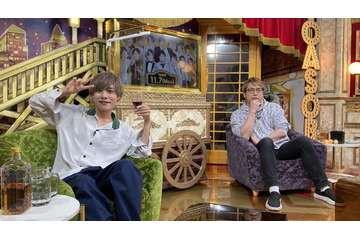 岡本信彦、番組中にワインでほろ酔い!? 安元洋貴が岡本の泥酔エピソードも告白の「声優と夜あそび 月」 画像