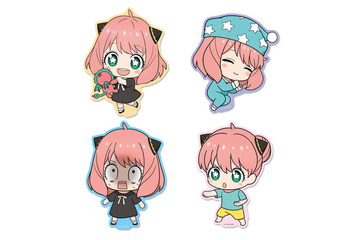 「SPY×FAMILY」アーニャの笑顔、泣き顔、ニヤリ顔が楽しめる！ 大きなサイズのステッカー登場♪ 画像