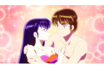 秋アニメ「うる星やつら」水着姿のサクラ（CV：沢城みゆき）にあたる（CV：神谷浩史）興奮！ 第7話先行カット 画像