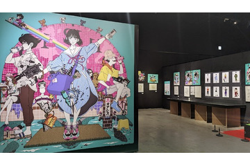 「四畳半」イラストレーター・中村佑介の展示会が開催中！「それ町」石黒正数と「アジカン」後藤正文を招いたトーク＆ライブ企画も 画像