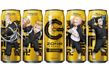 「東リベ」マイキー、場地らのデザイン缶登場！エナジードリンク“ZONe”初コラボ 画像