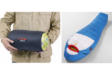 「ドラえもん」冬のキャンプが盛り上がること間違いなし！ 寝袋＆ネックウェアが登場 画像