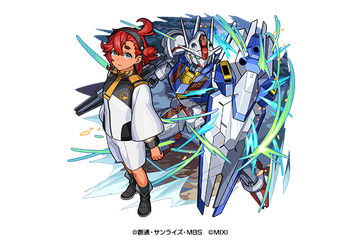 「ガンダム×モンスト」コラボが開催決定！スレッタ＆アムロのキャライラストが先行公開 画像