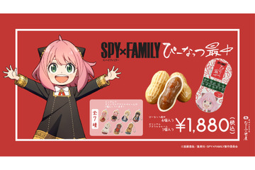 「SPY×FAMILY」アーニャパッケージの“ぴーなっつ最中”登場！オリジナルアクリルチャーム入り 画像