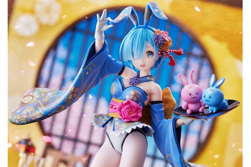 「リゼロ」レム、“和装×バニー”のオリジナル衣装に変身！ 柄、ウサ耳、尻尾…和洋折衷な魅力たっぷり 画像