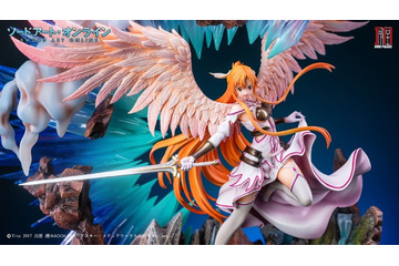 「SAO アリシゼーション WoU」アスナ、“創世神ステイシア”衣装で立体化！ 全幅61cm 重さ15kgの超ボリューム感を見よ 画像
