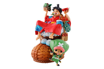 「ワンピース」ルフィがワノ国編アレンジで立体化！プチラマシリーズの最高峰になって登場 画像