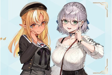 「ホロライブ」人気VTuber「白銀ノエル」「不知火フレア」のコラボ眼鏡が予約受付中！購入特典に特別な描き下ろしイラストを使用したグッズが付属 画像
