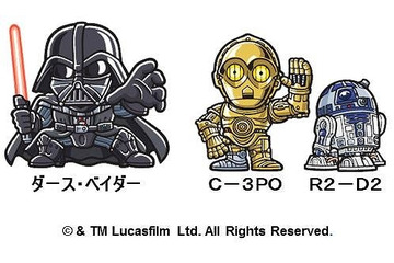 「スター・ウォーズ」が「ビックリマンチョコ」とコラボ　あのキャラクターたちがシールに 画像