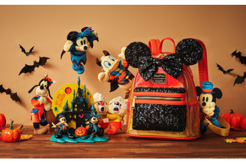 「ディズニー」2023年のハロウィーンは、ビビッドオレンジな海外テイストグッズが続々！ ぬいぐるみキーチェーンからバッグまで 画像