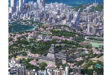 「攻殻機動隊 新劇場版」が神戸新聞と西日本新聞をハック 2029年の福岡と神戸が紙面に 画像