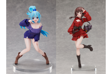 「このすば！3」アクア＆めぐみん、“大胆露出ニット姿”でフィギュア化！デフォルメフィギュアも加え早くもプライズ景品発表 画像