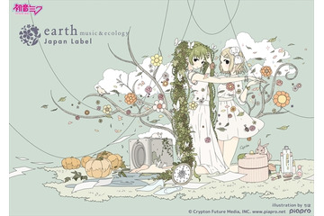 初音ミクと鏡音リンが素敵なワンピースに　イラストレーター・ちほがデザイン 画像