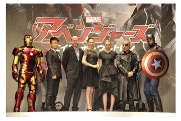 「アベンジャーズ」ジャパンプレミアにジョス・ウェドン監督、新メンバー役のエリザベス・オルセン登壇 画像