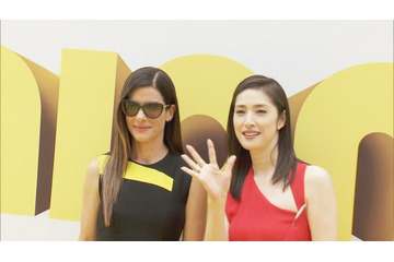 「ミニオンズ」LAプレミア 天海祐希がサンドラ・ブロックと夢の競演　、藤田彩華、真田広之登壇 画像