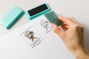 「NARUTO」“アクスタ×はんこ”の新感覚グッズ登場！ ナルト、サスケ、サクラ、カカシ、九喇嘛のデフォルメデザイン5種 画像
