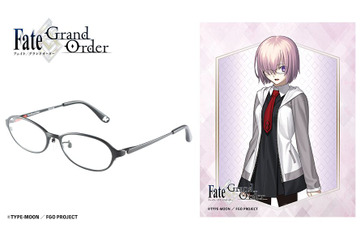 「FGO」“マシュ・キリエライト”の新作モデル！ 丁番部分のネクタイなどこだわり◎ コラボ眼鏡が登場 画像