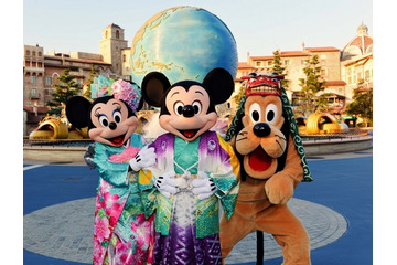 東京ディズニーリゾート、お正月のプログラム発表　和服姿のミッキーやミニー 画像