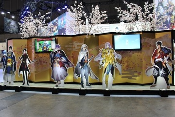 「刀剣乱舞」アプリゲーム披露、「艦これ」フィギュアが並んだ東京ゲームショウ2015のDMMブース 画像