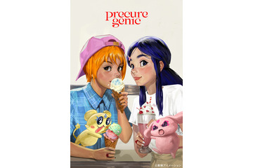 「プリキュア」メップル、ミップル、ポルンのアイスが登場！ 「BIG BABY ICE CREAM」で“precure genic”第2弾 画像