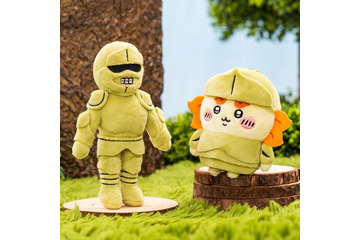 「働かせてくださいッ！」シーサーと鎧さん、ふわふわ金ピカのお揃いマスコットが「ちいかわマーケット」で発売―冬に履きたいルームシューズも 画像