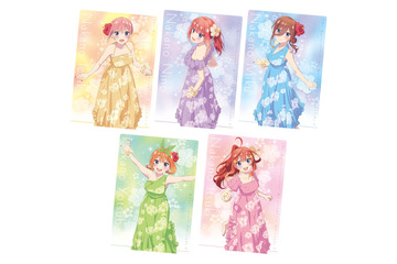 「五等分の花嫁」三玖、四葉らの“水着姿”で新婚旅行気分♪ コレクションカードつきウエハース登場 画像