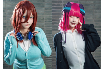 【コスプレ】「五等分の花嫁」三玖と二乃の共演が尊い！美しき人気レイヤーが魅せる一夜の奇跡【写真9枚】 画像