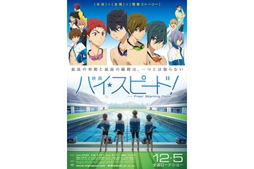 「ハイ☆スピード！」本予告公開　キャストに鈴木千尋、細谷佳正、宮野真守、佐藤聡美、日笠陽子 画像