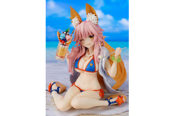 ウィンクする表情や佇まいが愛らしい！『FGO』より水着姿の「玉藻の前」がフィギュア化―最終再臨を常夏感たっぷりに再現 画像