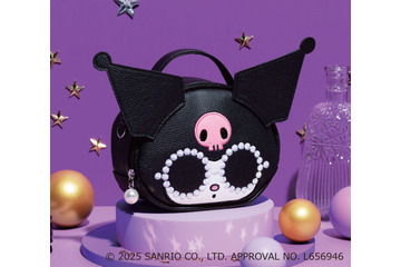 「サンリオ」“パールサングラス”をかけたクロミがキュート♪「アジョリー」コラボのポーチ付きムック登場 画像