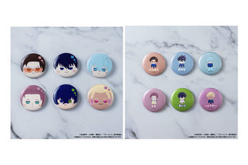「ブルーロック」雪だるまフォルムがかわいい！ 潔、凛、凪たちのアクスタ＆キラキラ缶バッジが登場 画像