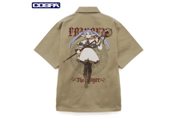 「葬送のフリーレン」フリーレン＆フェルンを10万ステッチ以上の刺繍技術で再現！ワークシャツが登場 画像