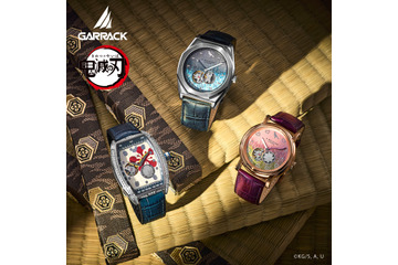 「鬼滅の刃」宇髄天元、時透無一郎、甘露寺蜜璃の“日輪刀”もキラリッ！ 「金沢箔」使用の機械式腕時計に新モデル登場 画像