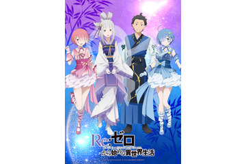 「リゼロ」エミリア、ラムらの“七夕ビジュアル”公開！星がキラキラ新作グッズ＆「仙台七夕まつり」七夕飾り掲出 画像
