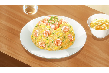 夏アニメ「追放者食堂へようこそ！」“次はカニ炒飯を食べに来ます”と笑顔で食堂を後にするビビア（CV伊瀬茉莉也）だが…第3話先行カット 画像